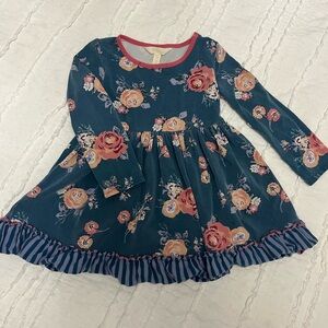 Matilda Jane Blue Floral Kids Dress